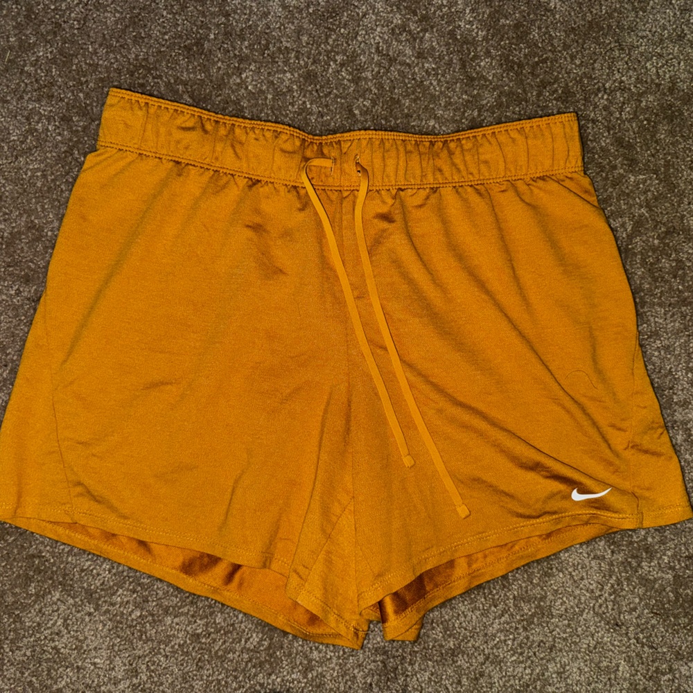 Nike Mustard Yellow Dri-FIT Shorts